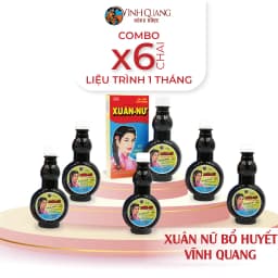 Thumbnail Combo 6 chai Xuân Nữ Bổ Huyết VĨNH QUANG 280ml - Điều hòa kinh nguyệt, liệu trình 1 tháng 1