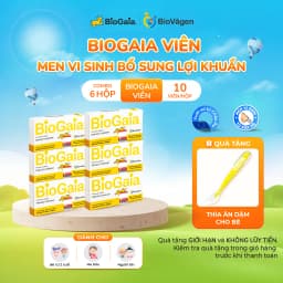 Thumbnail Combo 6 men vi sinh BioGaia ProTectis Dạng viên cải thiện hệ tiêu hóa Thụy Điển hộp 10 viên 1
