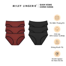 Thumbnail Combo 6 Quần Lót Flexi Cotton Lụa Co Dãn 4 Chiều Comfort Miley Lingerie BCS40 ( Màu ngẫu nhiên) 1