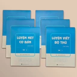Thumbnail COMBO 6 VỞ GIẤY LUYỆN VIẾT CHỮ HÁN, CÁC NÉT CƠ BẢN, BỘ THỦ TIẾNG TRUNG(tặng bút) 2