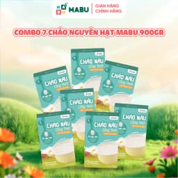Thumbnail Combo 7 cháo nấu công thức Mabu nguyên hạt cho bé ăn dặm 1