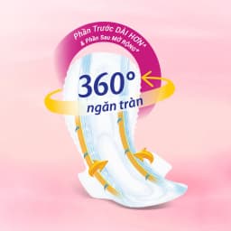 Thumbnail Combo 8 gói Băng vệ sinh Molped thiên nhiên Siêu ban đêm có cánh 35cm (GÓI 3 MIẾNG) 2