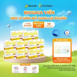 Thumbnail Combo 8 men vi sinh BioGaia ProTectis Dạng viên cải thiện hệ tiêu hóa Thụy Điển hộp 10 viên 1
