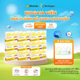 Thumbnail Combo 9 men vi sinh BioGaia ProTectis Dạng viên cải thiện hệ tiêu hóa Thụy Điển hộp 10 viên 1