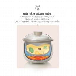 Thumbnail Combo Ăn Dặm Nồi Nấu Cháo Chậm 0.8L BEAR SUBE001 và Máy Xay Ăn Dặm 0.3L 8 Lưỡi B03V8 Nồi Nấu Cháo Chậm Máy Xay Thực Phẩm 3