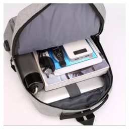 Thumbnail Combo Balo Laptop tích hợp cáp sạc USB và Túi chống sốc laptop bảo vệ laptop HARAS HR298TC001 4