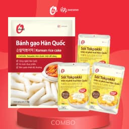 Thumbnail COMBO bánh gạo 1kg và 3 gói sốt tokbokki 120g 1