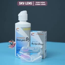 Thumbnail Combo cấp ẩm kính áp tròng Nước ngâm(150 ml), Nhỏ mắt (15ml)  Sky Contact Lens (Tặng khay và dụng cụ) 3