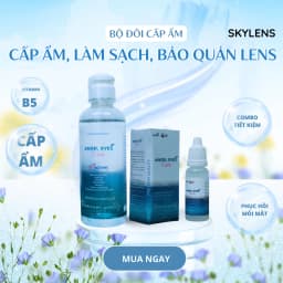 Thumbnail Combo cấp ẩm kính áp tròng Nước ngâm(150 ml), Nhỏ mắt (15ml)  Sky Contact Lens (Tặng khay và dụng cụ) 4