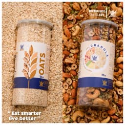 Thumbnail [Combo Chuẩn Dáng] Granola Ăn Kiêng Siêu Hạt 500gr + Yến Mạch Ăn Kiêng 500gr 1