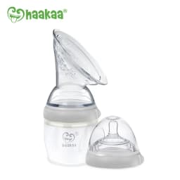 Thumbnail Combo cốc hứng sữa Gen.3 160ml kèm núm ti size S Haakaa. Chất liệu silicone cao cấp, an toàn. Không BPA, PVC, phthalate 2