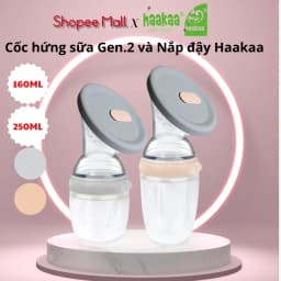 Thumbnail Combo Cốc hứng sữa silicone Gen.3 160/250ml và Nắp đậy Haakaa 2