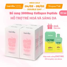 Thumbnail Combo Collagen Uống Hỗ Trợ Trẻ Hóa Sáng Da & Enzyme Uống Hỗ Trợ Tiêu Hoá, Thanh Lọc Cơ Thể Coolvita 1
