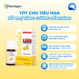 Thumbnail Combo cùng con khỏe mạnh gồm 1 lọ men vi sinh BioGaia Protectis Drops và 3 hộp men vi sinh BioGaia dạng viên 1