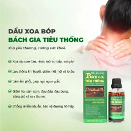 Thumbnail Combo dầu nóng xoa bóp thảo dược Bách gia tiêu thống (Nóng vừa) 50ml, Giảm đau nhức mỏi cơ thể 3