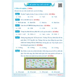 Thumbnail Combo Đề Kiểm Tra Toán và Tiếng Việt 3 - Học Kì 2 - Kết Nối Tri Thức Với Cuộc Sống (2 cuốn) 4