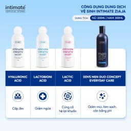 Thumbnail Combo Dung Dịch Vệ Sinh Ziaja Intimate Chăm Sóc Vùng Kín Cho Cả Gia Đình Hỗ Trợ Dưỡng Ẩm, Làm Sạch 200ml/300ml (HA& Men) 1