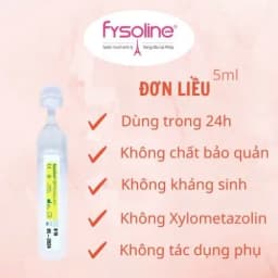 Thumbnail Combo Fysoline Vàng 20 Ống + Xanh 20 Ống Hỗ Trợ Giảm Viêm Mũi, Sổ Mũi Cho Bé 1