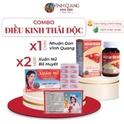 Thumbnail Combo Điều Kinh Thải Độc VĨNH QUANG - Bổ huyết, Mát gan chăm sóc cho Phụ Nữ - Viên nang không đường 1