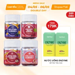 Thumbnail Combo Kẹo Dẻo Giấm Táo, Kẹo Dẻo Collagen , Kẹo Dẻo Melatonin, Kẹo Dẻo Củ Dền Coolvita - Tặng 2 Hộp Enzyme 1