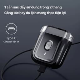 Thumbnail Combo máy cạo râu Enchen Mini 6 & máy tỉa lông mũi Enchen EN005 - Hàng chính hãng 4