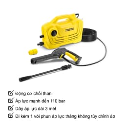 Thumbnail Combo Máy xịt rửa xe Karcher K2 Classic và dây cấp nước 1.5 m 3