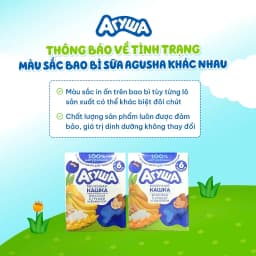 Thumbnail Combo mix vị 20 hộp Sữa tươi ăn dặm ngũ cốc tăng cân Agusha 200ml/hộp 1
