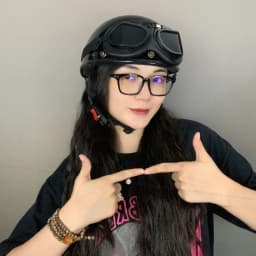 Thumbnail Combo Mũ Bảo Hiểm Nửa Đầu VARO Trơn Kèm Kính Phi Công vintage - Nón Bảo Hiểm Phượt 1/2 Đầu Có Kính 3