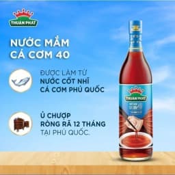 Thumbnail Combo Nước mắm Thuận Phát 40N 610ml + Nước rửa rau Botanika 500ml 1