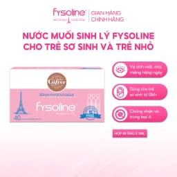 Thumbnail Combo Nước muối sinh lý FYSOLINE Hồng 40 ốngx5ml, Xanh 20 ốngx5ml và Vàng 20 ốngx5ml vệ sinh mắt, mũi, miệng hàng ngày 2