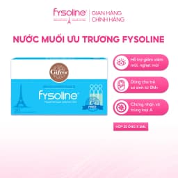 Thumbnail Combo Nước muối sinh lý FYSOLINE Hồng 40 ốngx5ml, Xanh 20 ốngx5ml và Vàng 20 ốngx5ml vệ sinh mắt, mũi, miệng hàng ngày 3