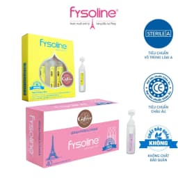 Thumbnail Combo Nước Muối Sinh Lý FYSOLINE Hồng 40 Ống x 5ml và Kháng Khuẩn Vàng 5 ống x 5ml Nhỏ Mắt Mũi Miệng Hiệu Quả Cho Bé 1