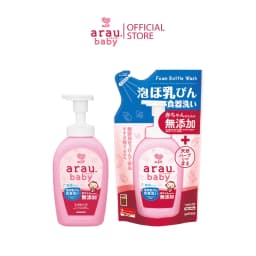 Thumbnail Combo Nước rửa bình sữa Arau Baby bình 500ml + túi 450ml 1