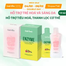 Thumbnail Combo Nước Uống Collagen Hỗ Trợ Trẻ Hóa Sáng Da & Nước Uống Bổ Sung Enzyme Hỗ Trợ Tiêu Hoá Coolvita (2 Hộp) 1