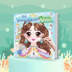 Thumbnail Combo Sách trang điểm công chúa Lily, Daisy, Mia, Nami, Ruby (5 cuốn) - (Tô màu và bóc dán hơn 500+ stickers) cho bé gái 4