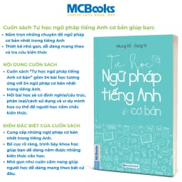 Thumbnail Combo Sách - Tự Học Ngữ Pháp tiếng Anh cơ bản + 2000 Từ Vựng - MCBooks - Khổ nhỏ cầm tay 2