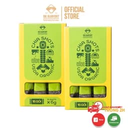 Thumbnail COMBO SIÊU TIẾT KIỆM - 2 Hộp chia shot Organic DK Harvest nhập khẩu (1 hộp 15 shot) 15x6g - tác dụng bổ sung khoán chất 1