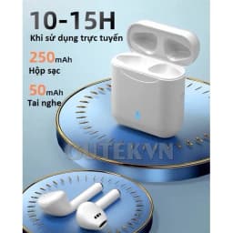 Thumbnail Combo tai nghe bluetooth không dây Gutek inpods i12 pro tws 5.0 cảm ứng kèm case vỏ bảo vệ bao đựng 3