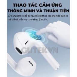 Thumbnail Combo tai nghe bluetooth không dây Gutek inpods i12 pro tws 5.0 cảm ứng kèm case vỏ bảo vệ bao đựng 4