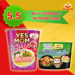 Thumbnail Combo Thùng 24 ly YesMom + Thùng 12 tô trộn Fitme 1