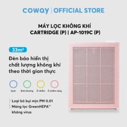 Thumbnail [Combo tiết kiệm 2] Máy lọc không khí Coway Cartridge (P) AP-1019C (P) và Máy lọc nước Coway Nadi P-300L 1