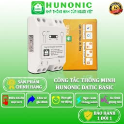 Thumbnail COMBO Trường Sa Mua 2 Tặng 1, Ổ Cắm Wifi Hunonic, Đui Đèn Wifi, Tặng Công Tắc Thông Minh Datic Basic - SK01_HNSPWF 3