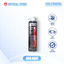 Thumbnail Combo vệ sinh bảo dưỡng sên nhập khẩu Đức VOLTRONIC m60+ ix50 600ml JUMBO + bàn chải 2