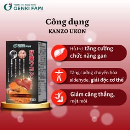 Thumbnail Combo Viên Uống Bổ Gan Giảm Mệt Mỏi Kanzo Ukon, Tăng Cường Sinh Lý, Sức Khỏe Nam Supo Maca Genki Fami Nhật Bản 2