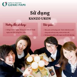 Thumbnail Combo Viên Uống Bổ Gan Giảm Mệt Mỏi Kanzo Ukon, Tăng Cường Sinh Lý, Sức Khỏe Nam Supo Maca Genki Fami Nhật Bản 4