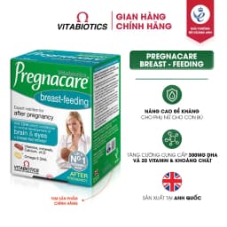 Thumbnail Combo Viên Uống Cho Phụ Nữ Cho Con Bú Vitabiotics PREGNACARE Breast-feeding Bổ Sung Dinh Dưỡng Nâng Cao Sức Khỏe 84 viên 1