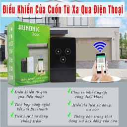 Thumbnail Công Tắc Cửa Cuốn Wifi Hunonic Door, Công Tắc Cửa Cuốn Điều Khiển Từ Xa Qua Điện Thoại - HNDOOR 2