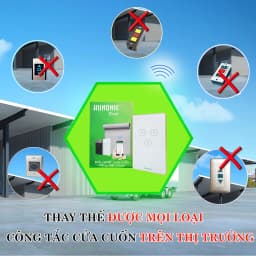 Thumbnail Công Tắc Cửa Cuốn Wifi Hunonic Door, Công Tắc Cửa Cuốn Điều Khiển Từ Xa Qua Điện Thoại - HNDOOR 4