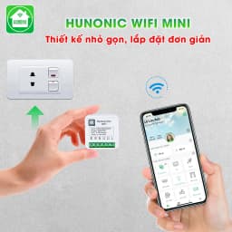 Thumbnail Công Tắc Thông Minh Wifi Hunonic Mini, Công Tắc Điều Khiển Từ Xa Qua Điện Thoại - HNMN02 3