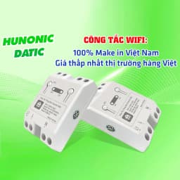 Thumbnail Công Tắc Wifi Giá Rẻ, Công Tắc Điều Khiển Từ Xa Qua Điện Thoại Hunonic Datic Basic - DTBS01 4